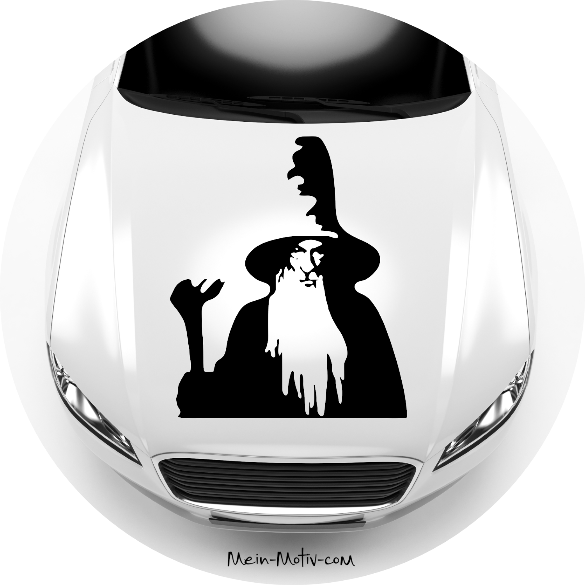 Aufkleber 46230 Herr der Ringe Gandalf Silhouette
